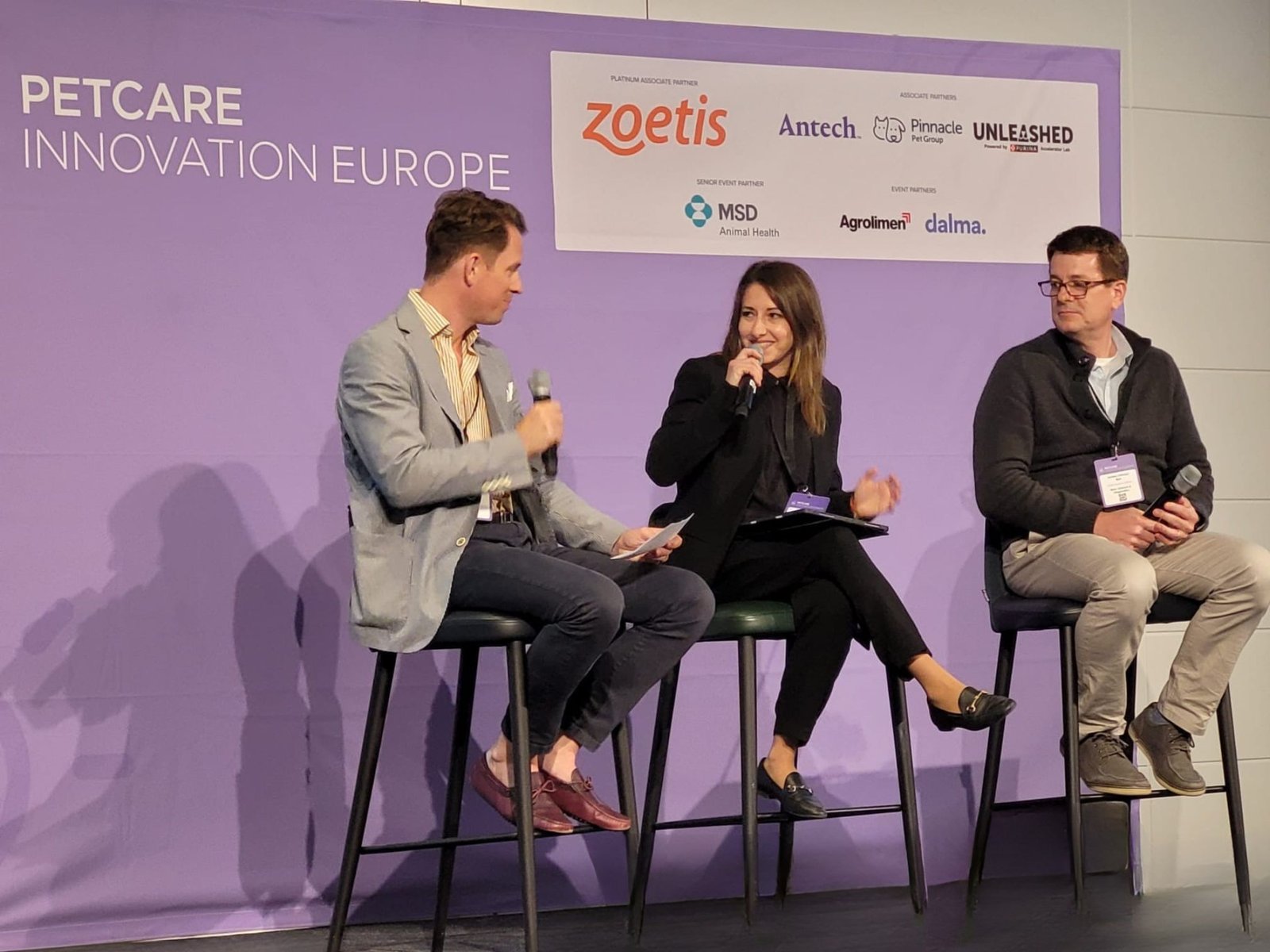 Talía Bonmatí participando en Petcare Innovation Europe